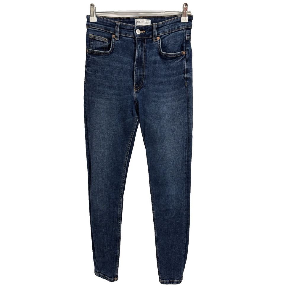 Zara‎ Women's 6 High Waisted Skinny Jeans Equestrian Cowgirl Rodeo Sexy Ranch